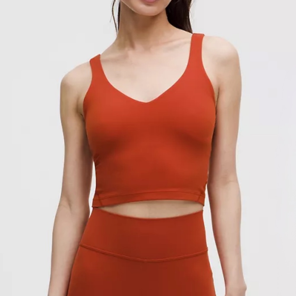 NWT Lululemon Align women’s tank Autumn Rust sz 8